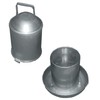 Chicken Drinker Waterer Traditional Drinker, 2.3L Capacity, Galvanised Steel with