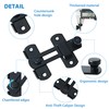 Alise 2Pcs Flip Latch Gate Latches, 4 inch Safety Door