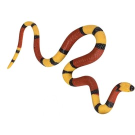 HAPPY DEALS ~ Stretch Fake Snake Toy 22 inches, Extends to 5 Feet