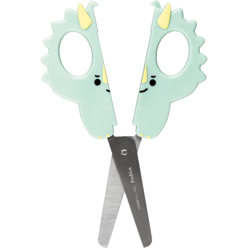 folia 774 Children's Craft Scissors Dino, Approx. 16 cm, Children's