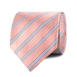 OTAA Dusty Peach Copacabana Striped|Neckties for Men|Designed by the Brothers at