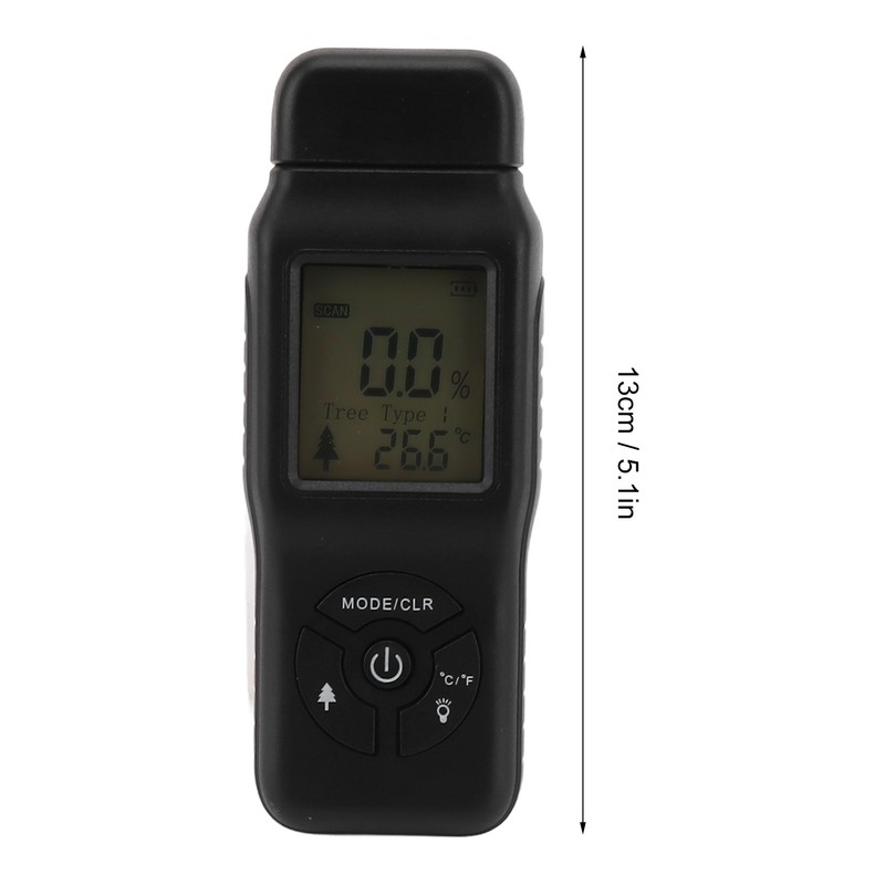 Digital Wood Moisture Meter Highly Accurate Portable Wood Humidity Tester