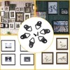 Yohong 100 Pieces Small Triangle Ring Picture Hanging Kit, Suitable