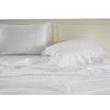 LANE LINEN 100% Organic Cotton Pure White Full Sheets Set,