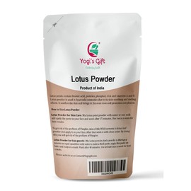 Yogi's Gift | Lotus Flower Powder | Nelumbo Nucifera | 8 oz (227 Grams) | 100% Pure & Natural Lotus Petals Powder for Hair & Skin | Ayurvedic Cosmetics