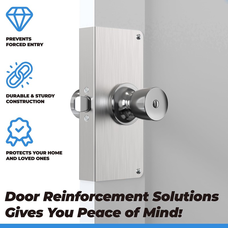 U 9585 Stainless Steel Lock and Door Reinforcement Plate for