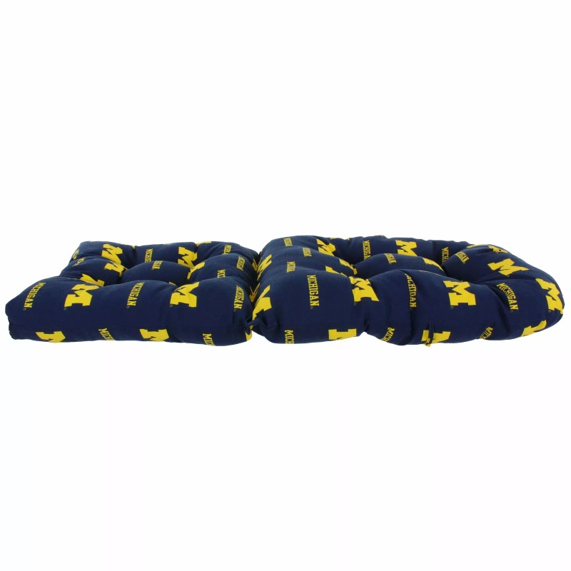 Everything Comfy Michigan Wolverines Adirondack Cushion Patio Chair Cushion