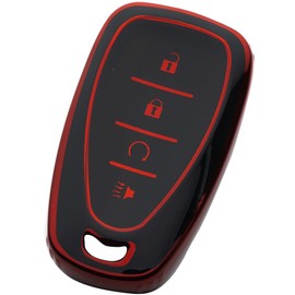 Tautrophen Key Fob Cover Compatible with Chevy Bolt EV EUV Trailblazer Traverse Trax Blazer Equinox Cruze Sonic Volt