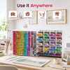 SANFURNEY Marker Organizer, 20 Compartments Vertical Pen Storage