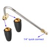 Tool Daily Gutter Cleaner Attachment for Pressure Washer, 2 Rotating