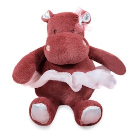 Histoire d'ours - Hippo Plush - Hippo Tutu - Terracotta - 22 cm - Soft and Cute Plush Toy for Calini - Gift Idea for Birth and Birthday for Girls - Hippo - HO3174