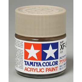 Tamiya America, Inc Acrylic XF57, Flat Buff, TAM81357 1 Count (Pack of 1)