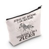 LEVLO Zebra Cosmetic Makeup Bag Zebra Lover Gift Zebras Are