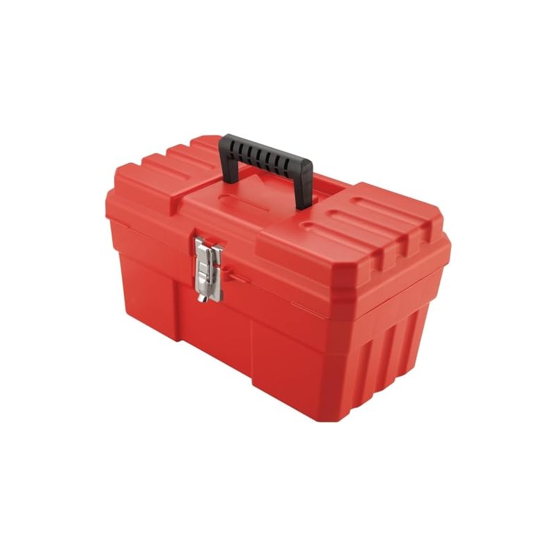 Akro-Mils 9514 14-Inch ProBox Plastic Tool Box, Red