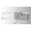 Alarm Clock Radio with Bluetooth Speaker, FM Radio, Dual Alarm