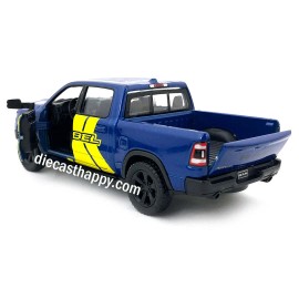 Kinsmart 2019 Dodge Ram 1500 Livery Edition Pick Up Truck 1:46 Scale Diecast Model Blue