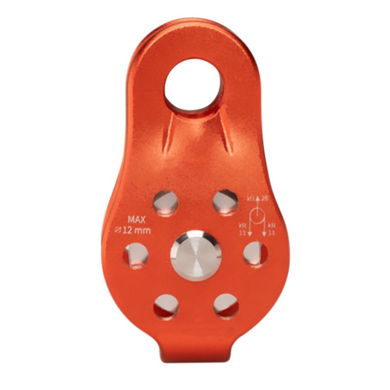 Fixed Single Pulley Cave Exploration Crossing Rescue Lifting Aluminium Alloy