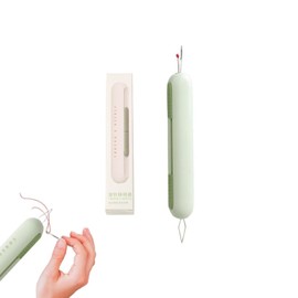 Rookii 2 in 1 Needle Threaders and Seam Ripper.2025 New Quick Plug-in Needle Threaders Seam Rippers for Sewing, Needle Threading and Seam Remover Sewing Seam Ripper Tools Sewing Supplies (Green)