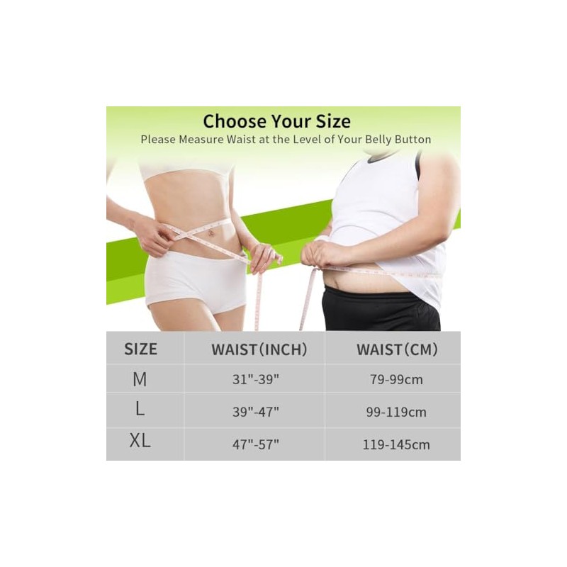 HONGJING Back Support Belt with Heat for Lower Back Pain