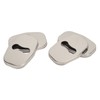 4PCS Door Lock Striker Cover Stainless Steel Strong Protection Replacement
