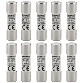 Baomain RT18-32 (RO 15) AC Cylindrical Fuse, 10 x 38, 6 Amp 500V 10Pack