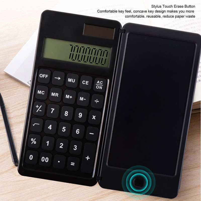 Office Desk Calcultor Solar Powered Multifunctional Pocket Desktop Calculator with