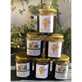 West Born Bee Black Raw Pure Honey Borneo Wild Forest 360ml Limited Traditional Original