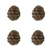 BestGiftEver Brown Rustic Cast Iron Pine Cone Cabinet Knob Pull