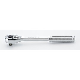 Koken 3/8 (9.5 mm) SQ. Push Button Ratchet Handle (Knurled Grip), Total Length 7.9 inches (200 mm) 3753NB
