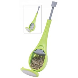 TIKA Silicone Tea Infuser Strainer - Loose Leaf Steeper & Herbal Spice Infusion Tool