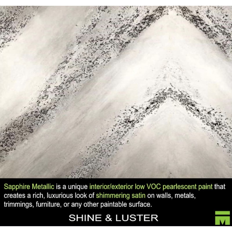 Meoded Paint & Plaster | Sapphire Metallic Paint | Interior