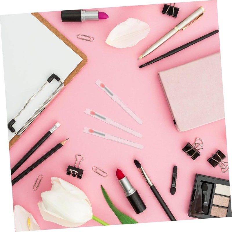 10 Piezas Kit De Pinceles Labiales Aplicador De Lápiz Labial