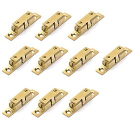 RuoFeng 35mm Furniture Cabinet Door Brass Dual Ball Roller Catch Latch 10 Pcs