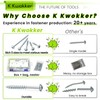 K Kwokker 460Pcs Pocket Hole Screws, 1" 1-1/4" 1-1/2" 2"