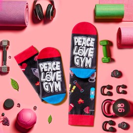 Zmart Gifts For Gym Lovers Gym Gifts For Men Women, Gym Teacher Gifts Bodybuilder Gifts, Gym Socks Women Men Workout Socks Fitness Socks