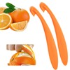 2 Pcs Citrus Peeler Set - Long Handle Fruit Tool