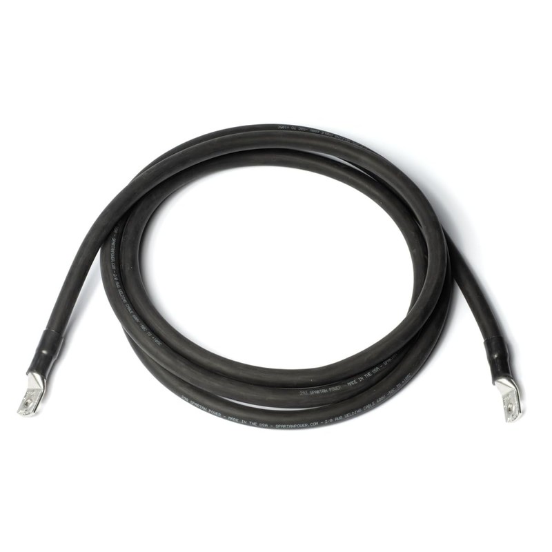 Spartan Power 5 Foot 4 AWG Black SpartanFlex Battery Cable
