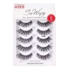 Pack x5 Pares Pestañas Postizas Ligeras Kiss So Wispy
