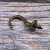 Pack of 20 Vintage Screw Hooks Retro Wall Hanging Hooks