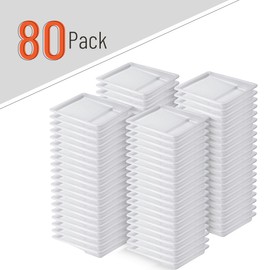 Bates- Paint Tray Liner, 9 Inch, 80 pcs, White Paint Pans Trays, Plastic Paint Tray, Disposable Paint Tray, Paint Roller Tray, Paint Trays for Painting Walls, Roller Tray Liners, Paint Pan Liners