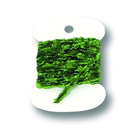 CREATIVE ANGLER Green Rayon Chenille Fly Tying Thread for Fly Fishing, Fly Tying Material, Essential for Fly Tying Supplies for Fly Anglers, 2 Yards - Large