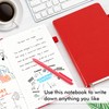 feela 3 Pack Notebooks Journals Bulk with 3 Black Pens,