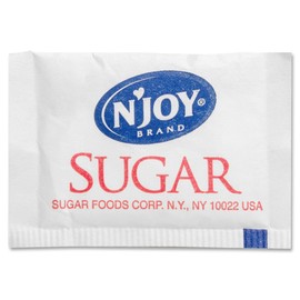 Sugar Foods Corp N'Joy Sugar Packets, 0.1 Oz, 2,000 Packets/box