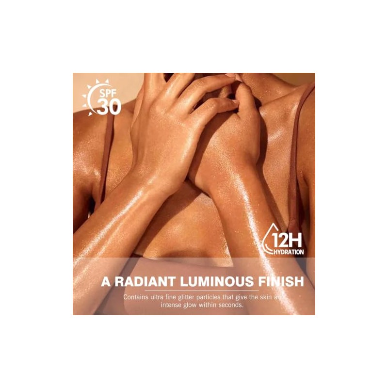 Woakess Body Shimmer Oil Iluminador Líquido Corporal Larga Duración Aceite