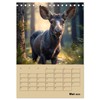 Tierkinder im Zauberwald (Desk Calendar 2025 DIN A5 High), CALVENDO