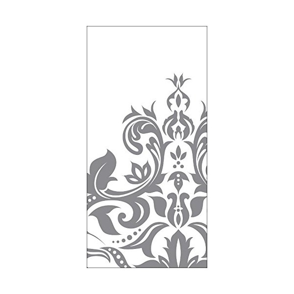 Creative Converting 120 Count Anniversary Swankie Pocket Tissues, Silver