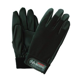Otafuku Gloves PU - Wave Synthetic Leather Upper: Polyester K-19 Black LL [Set of 3]