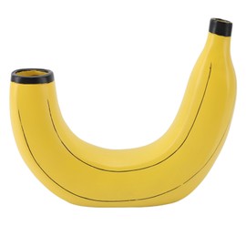 Banana Vase Decoration Innovative Modern Stylish Resin Vase Ornament for Home Bedroom Office Desk Farmhouse Room Decor