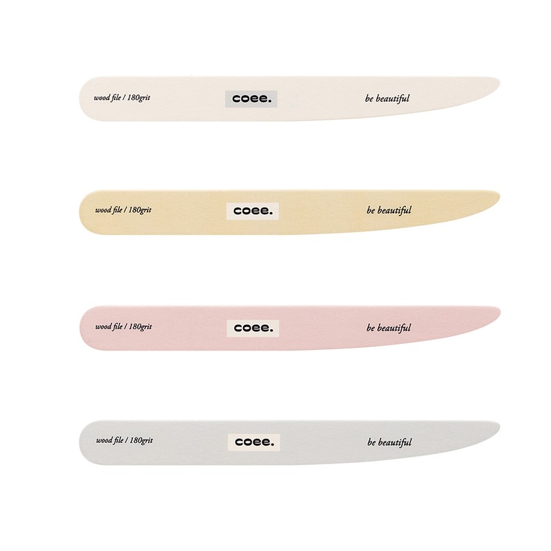 Koi Full Color Long-Lasting Korean Double-Sided Nail File 180 Grit,