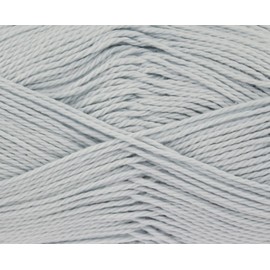 King Cole Cottonsoft DK 100% Cotton Knitting Weaving Garments Superbly Soft Yarn 1 Ball - 100g Ball 210 Metres, 229 Yards - 3032-Light - Grey